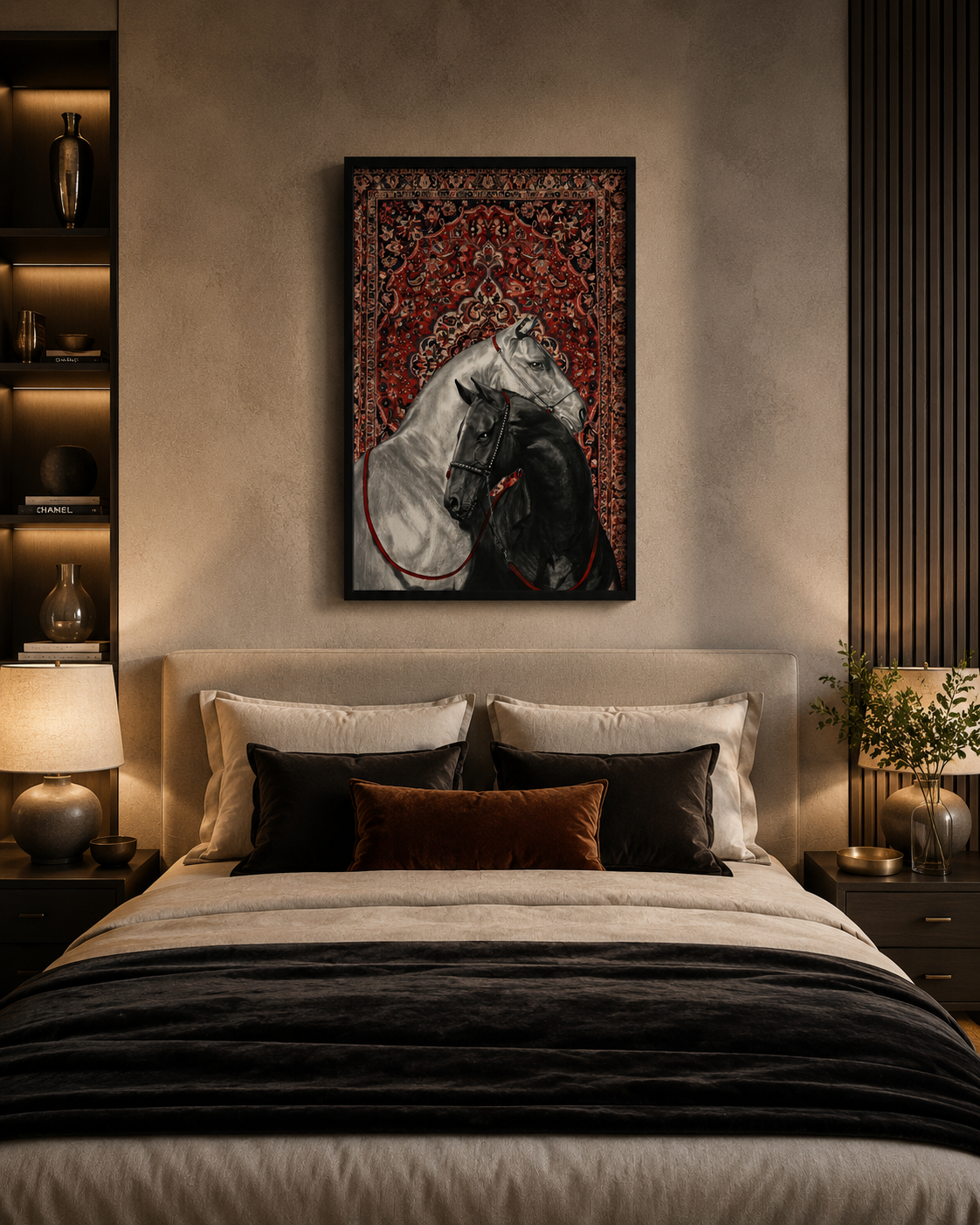 Majestic Horse Oriental Wall Tapestry