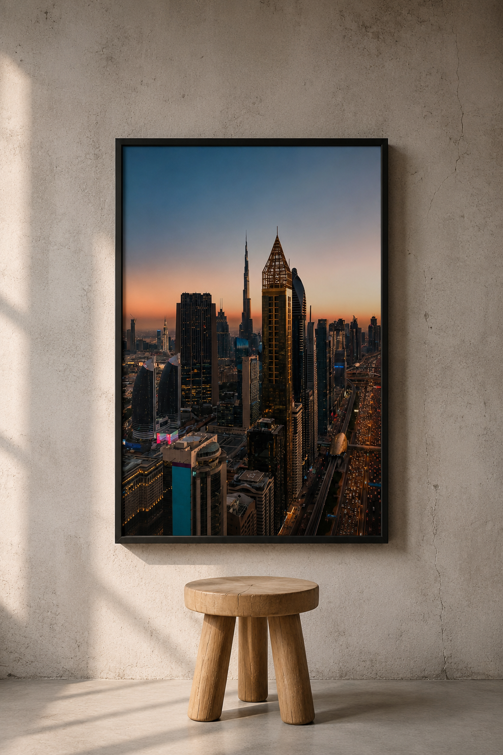 Dubai Skyline at Sunset