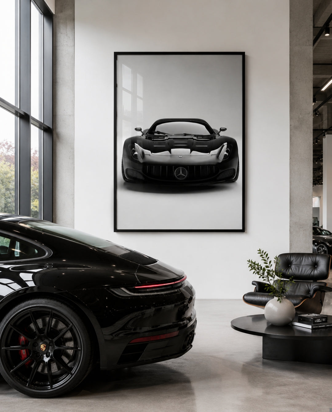 Midnight Black Supercar