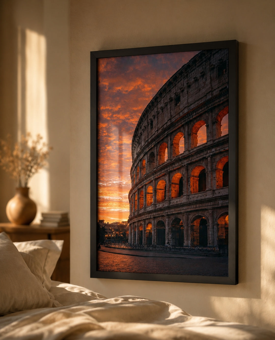 Italy Sunset Colosseum