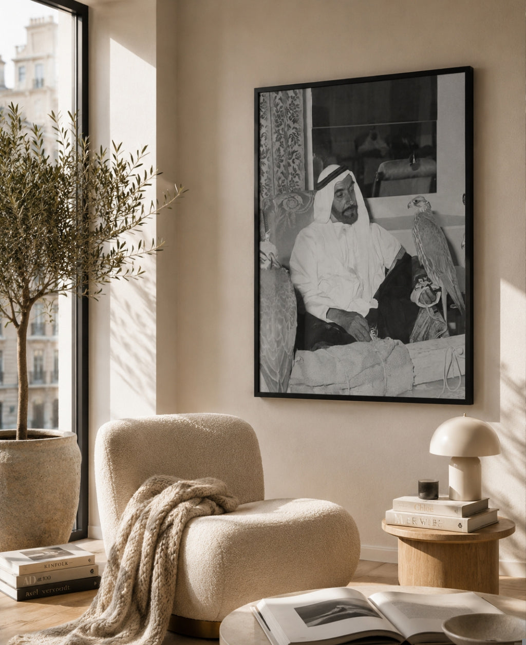 Sheikh Zayed & Falcon