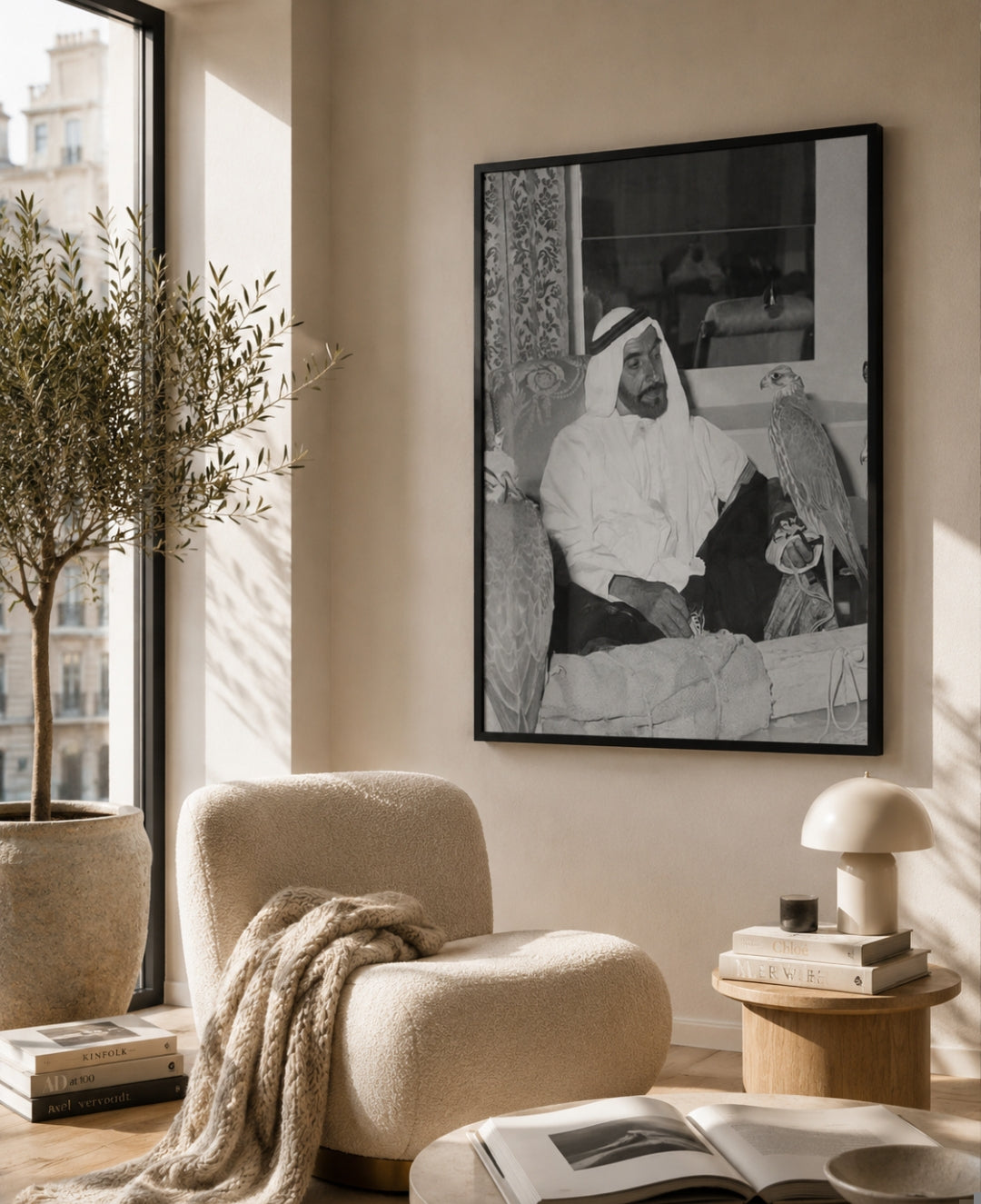 Sheikh Zayed & Falcon