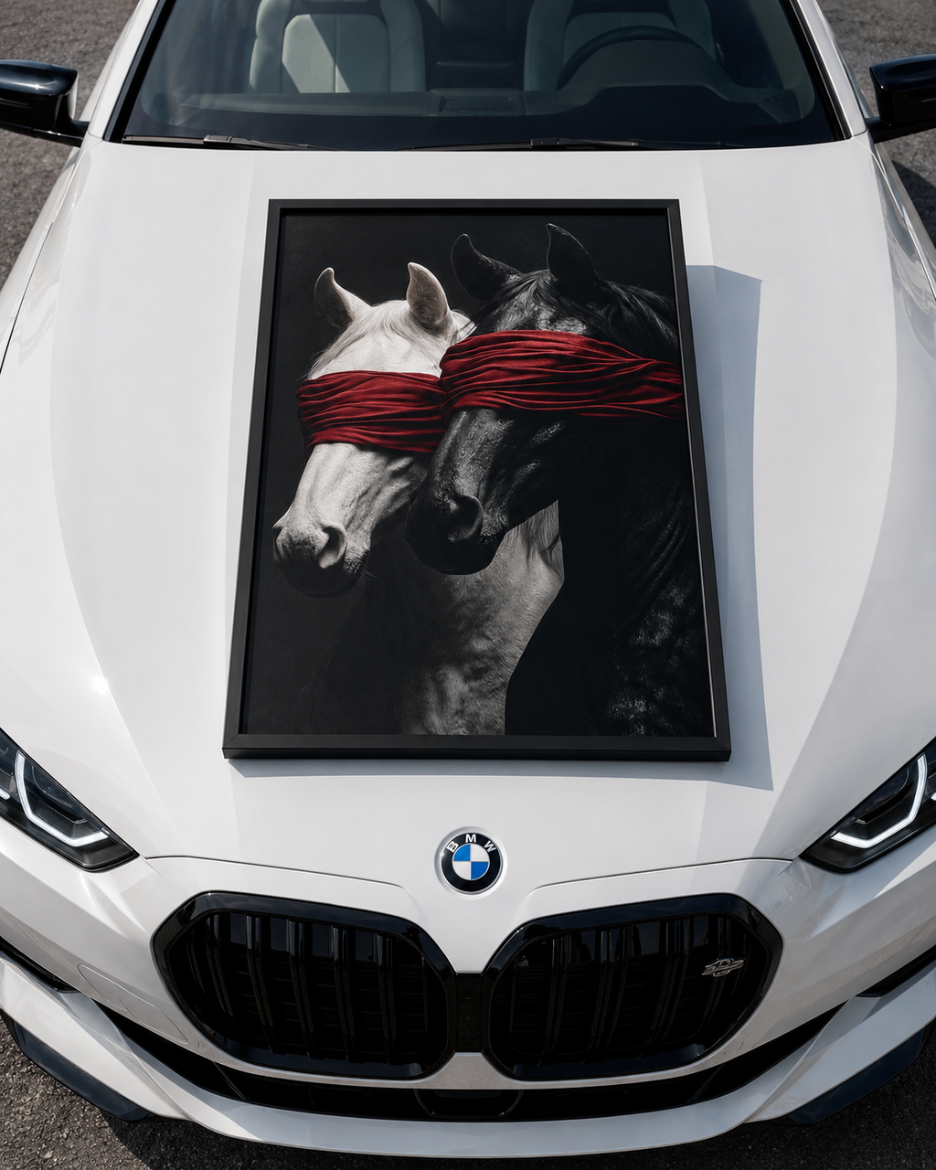 Blindfolded Duality – Luxury Horse Fine Art Print