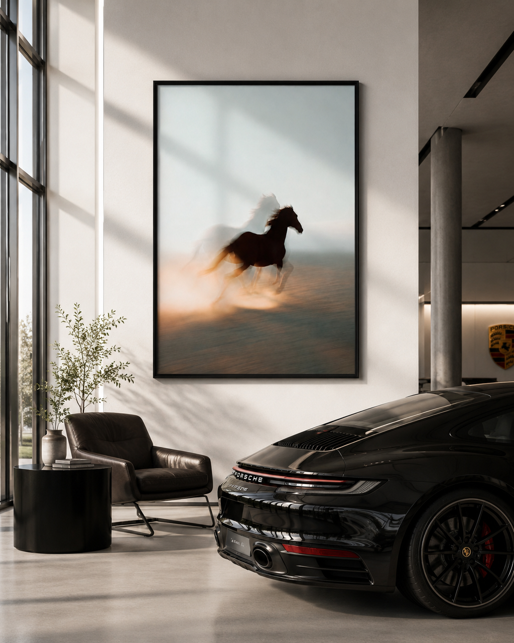 Majestic Running Horse