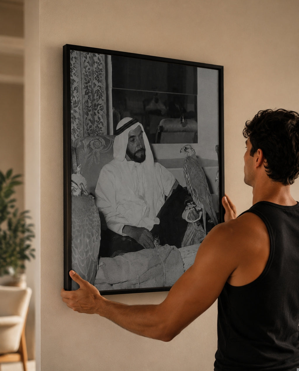 Sheikh Zayed & Falcon