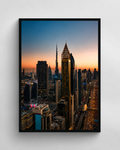 Dubai Skyline at Sunset