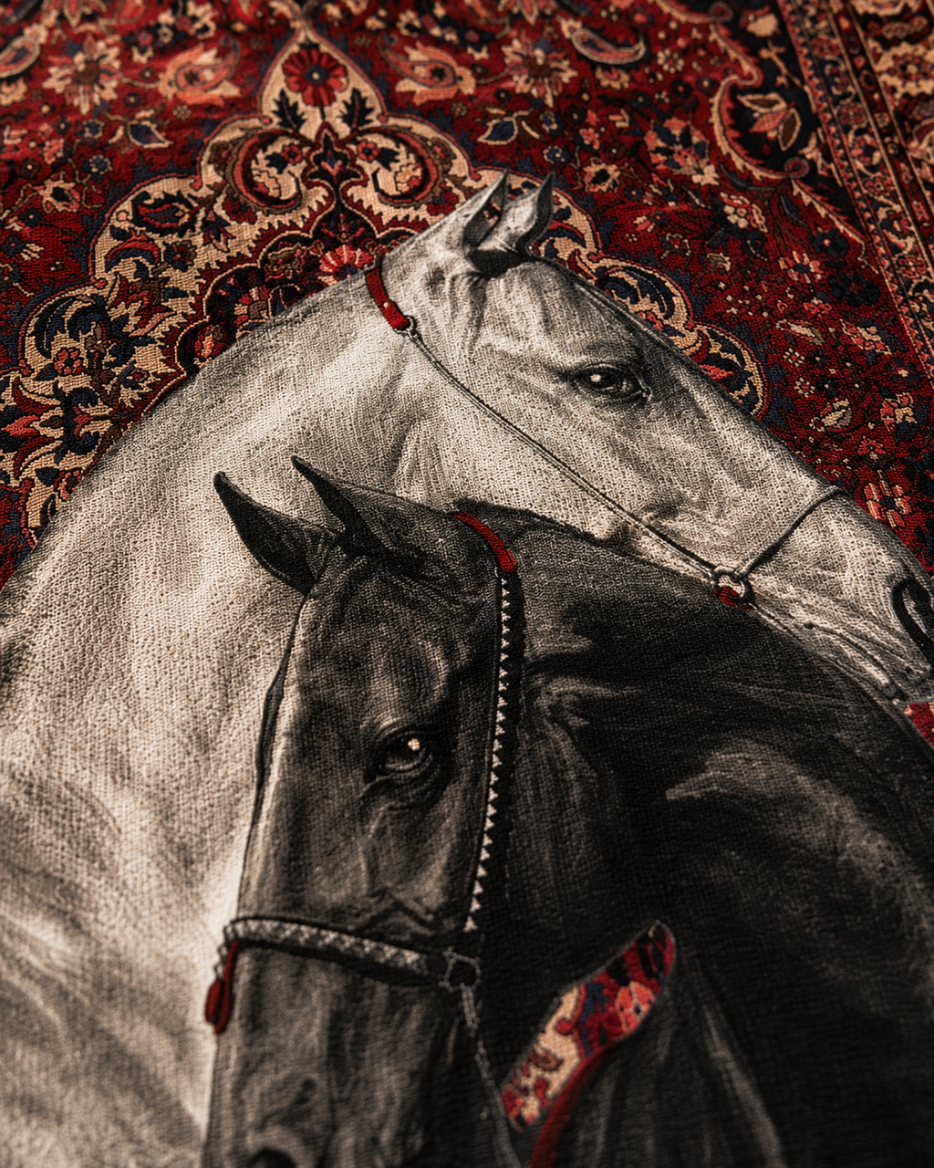 Majestic Horse Oriental Wall Tapestry