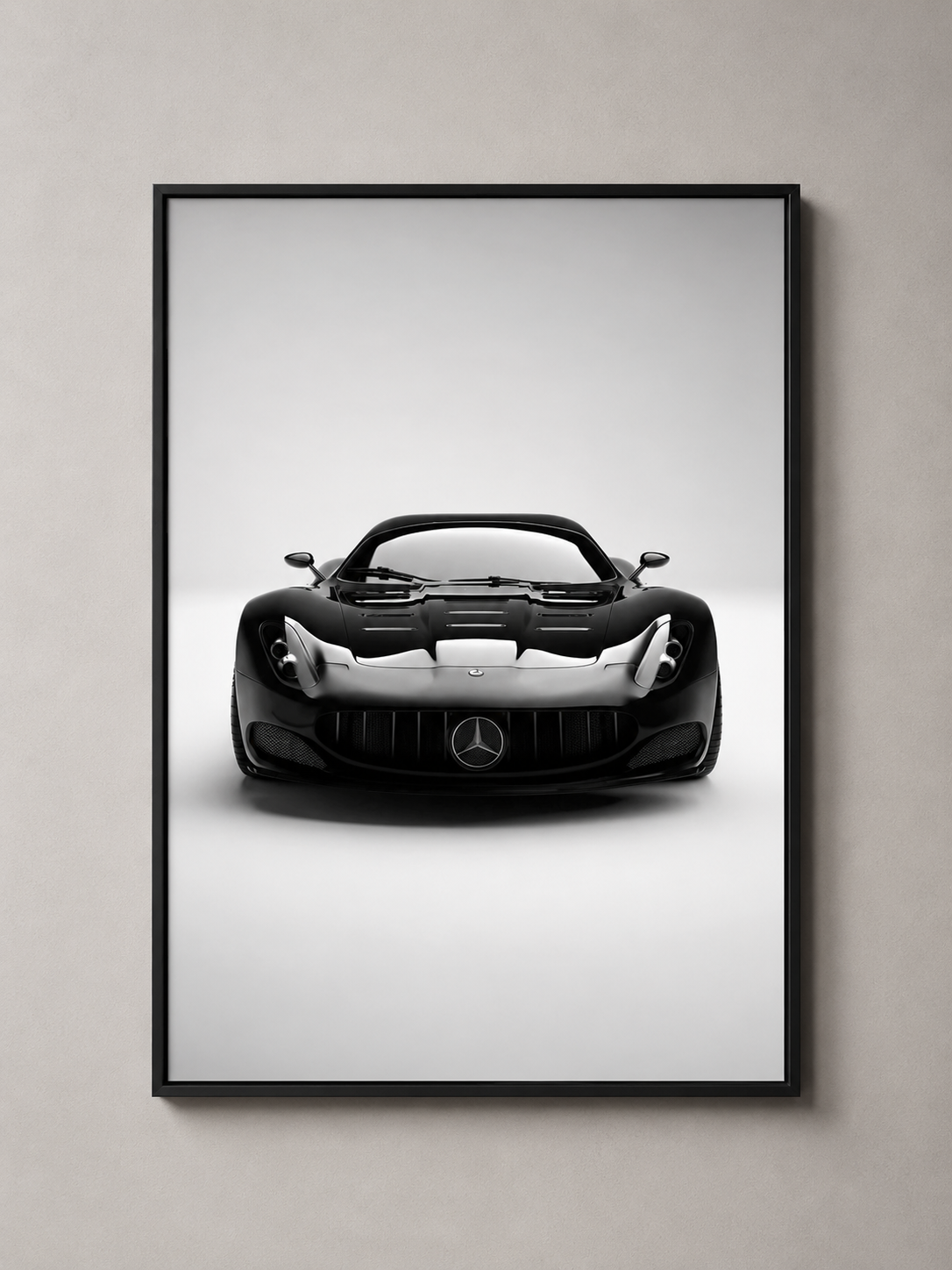 Midnight Black Supercar