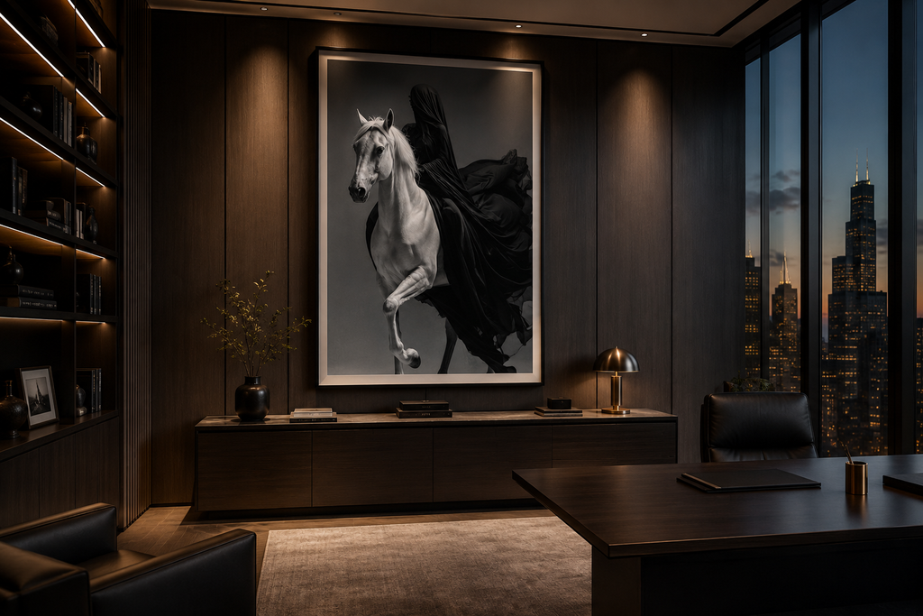 Midnight Majesty – Arabian Horse Fine Art Frame