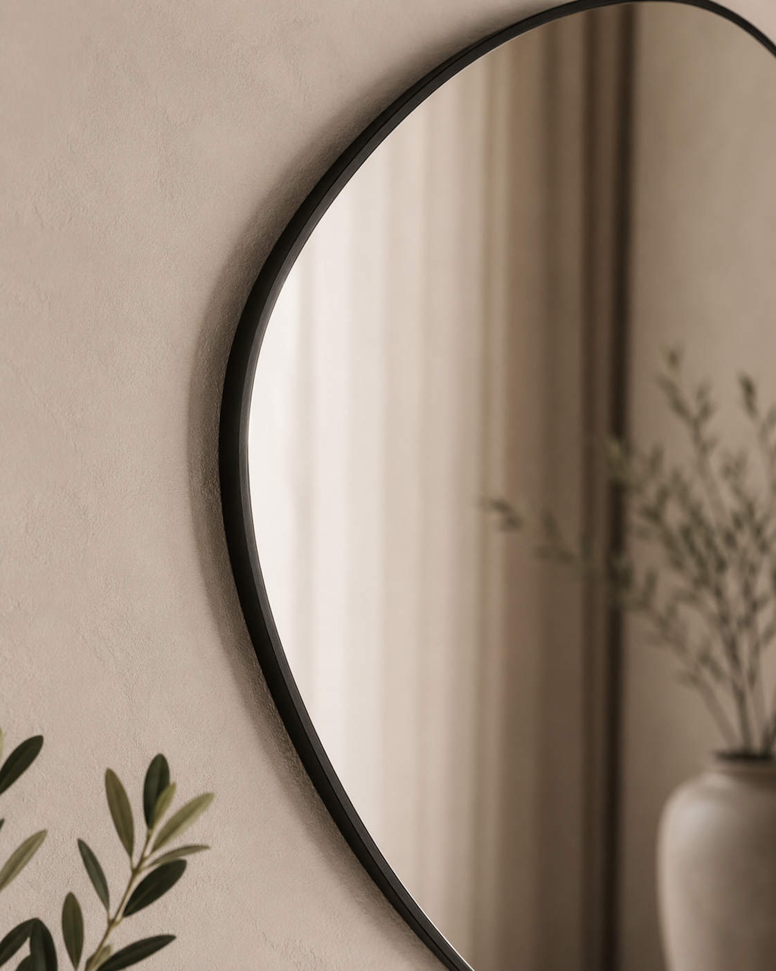 Organic Wave Wall Mirror