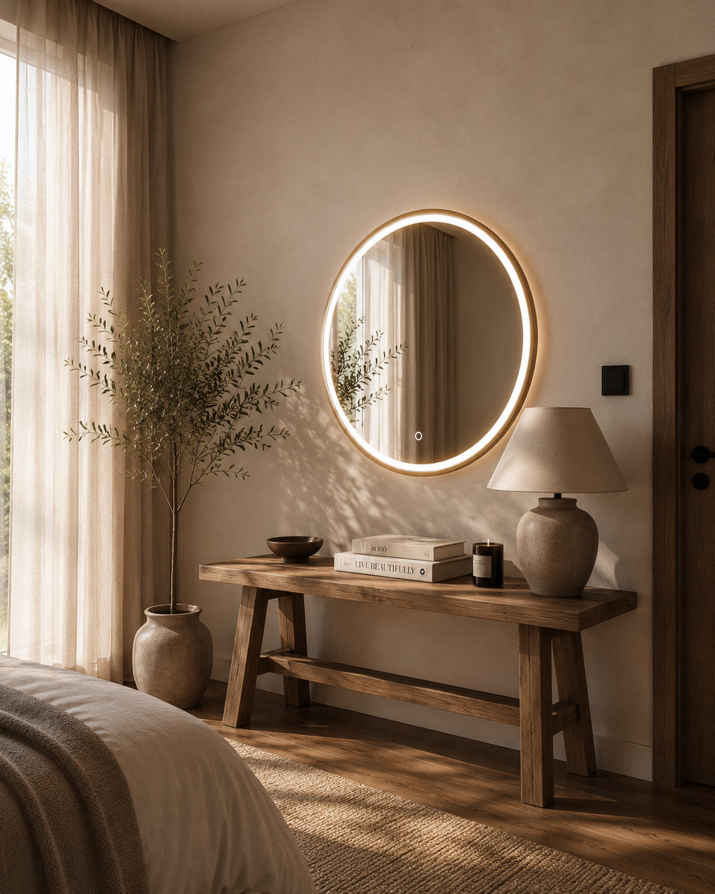 AuraGlow Mirror