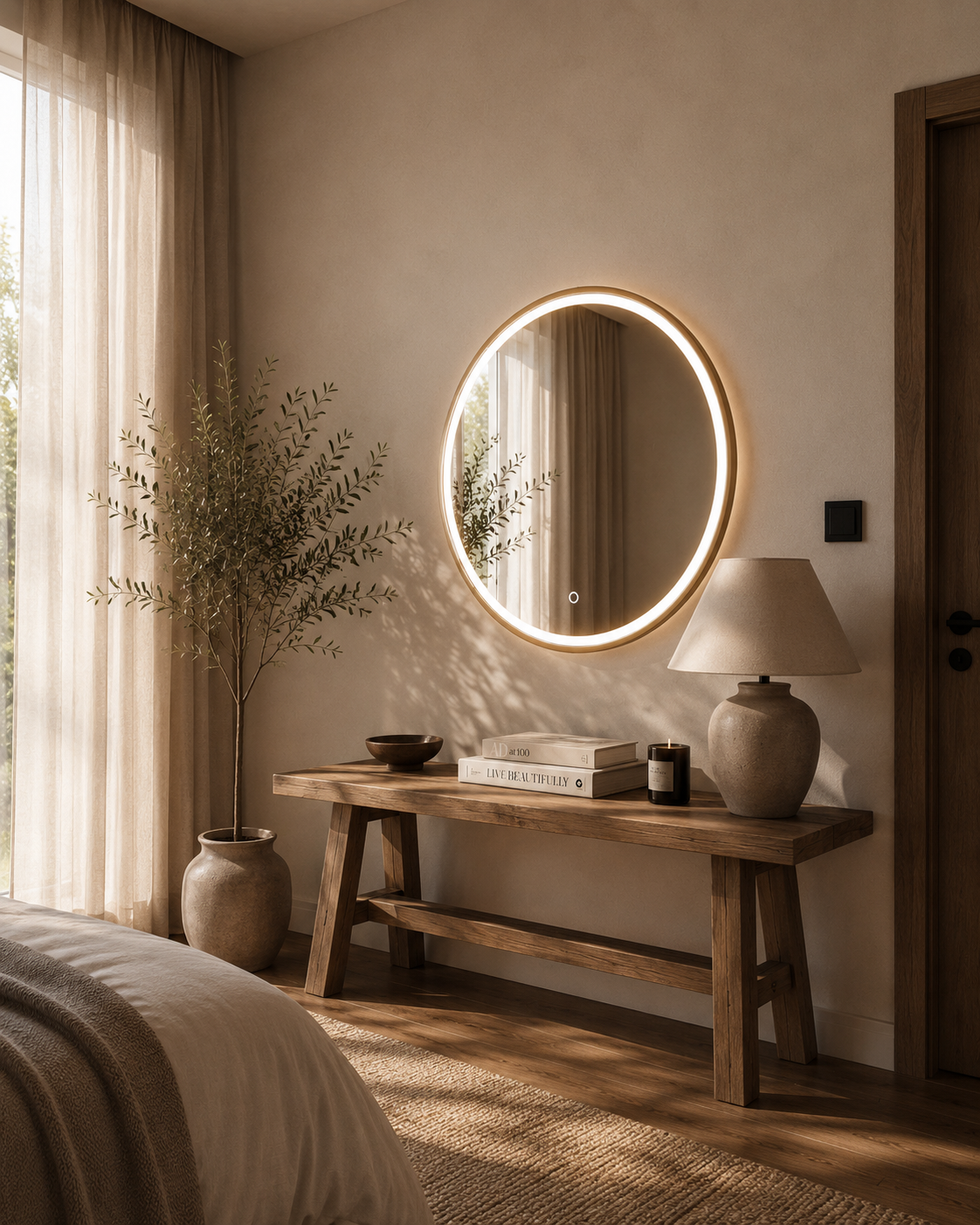 AuraGlow Mirror