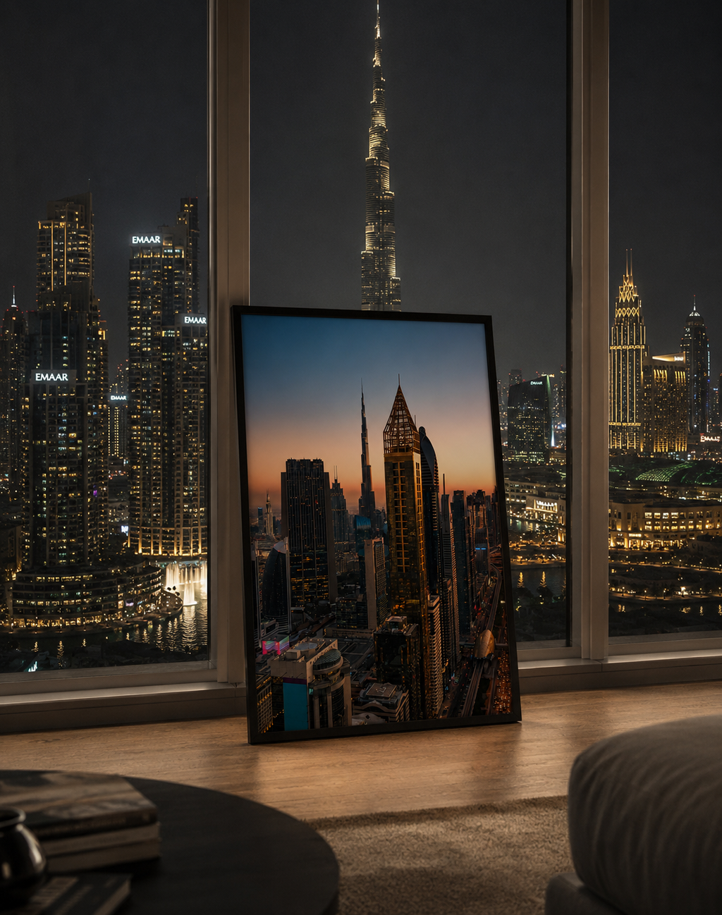 Dubai Skyline at Sunset