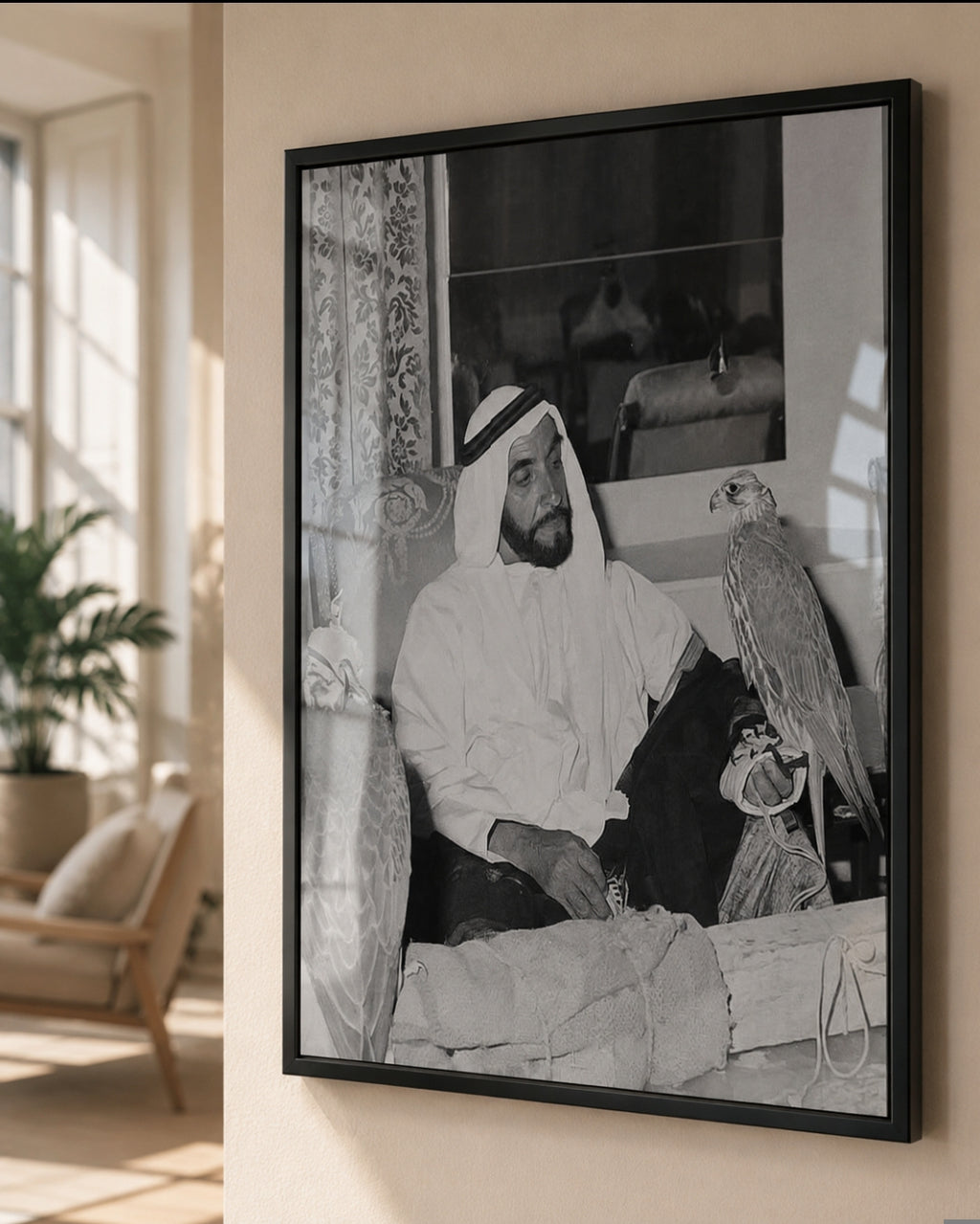 Sheikh Zayed & Falcon