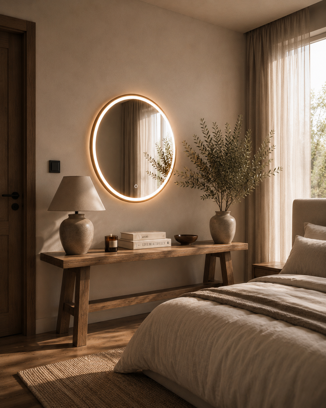 AuraGlow Mirror