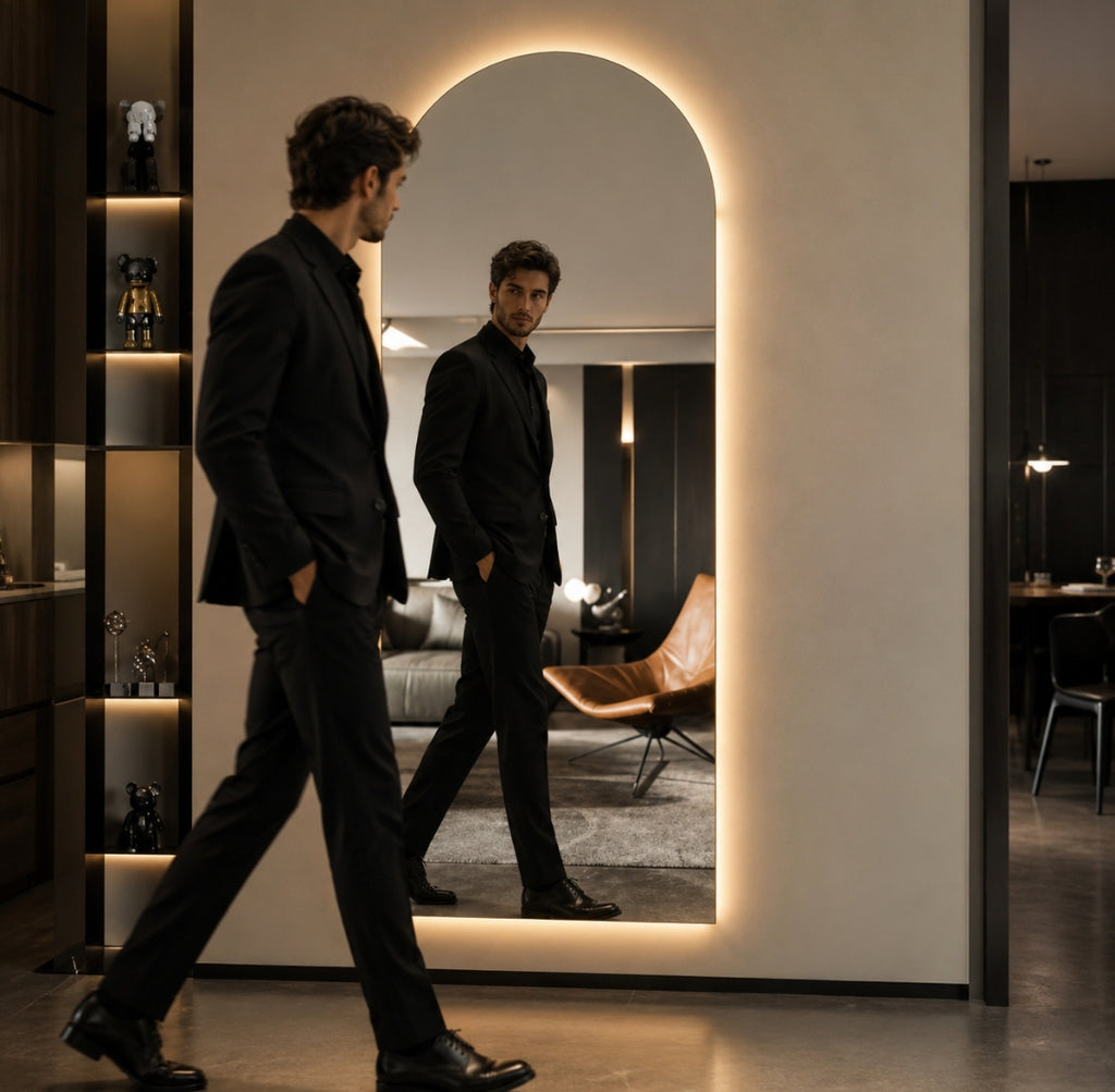 Luxury LED Arch Wall Mirror