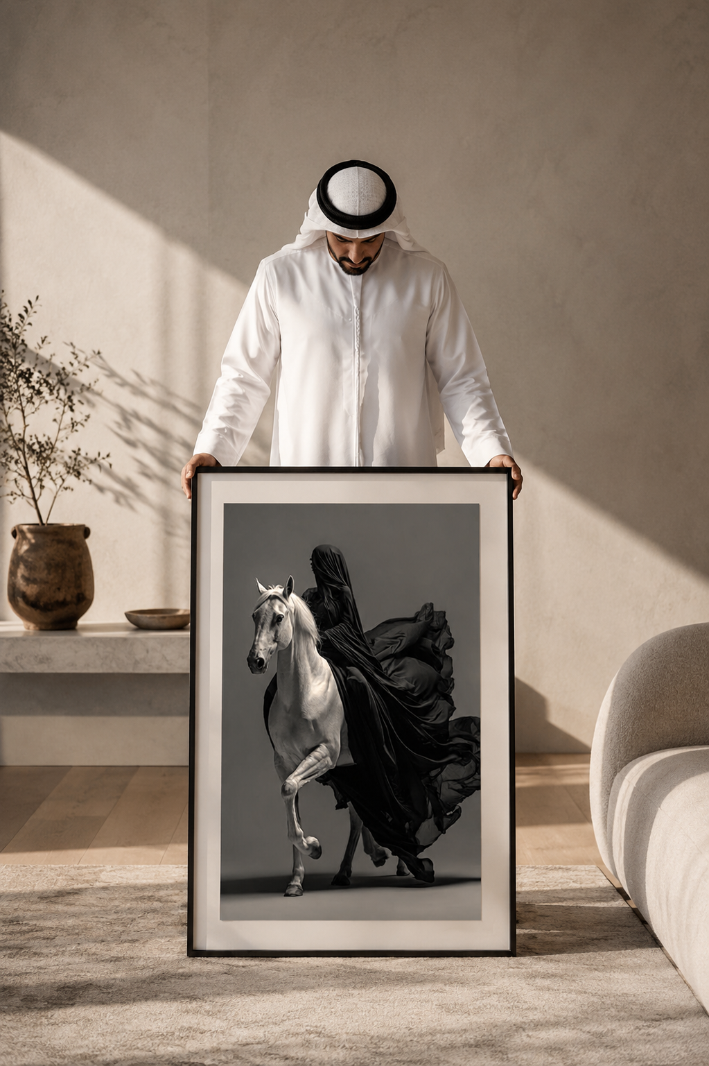 Midnight Majesty – Arabian Horse Fine Art Frame