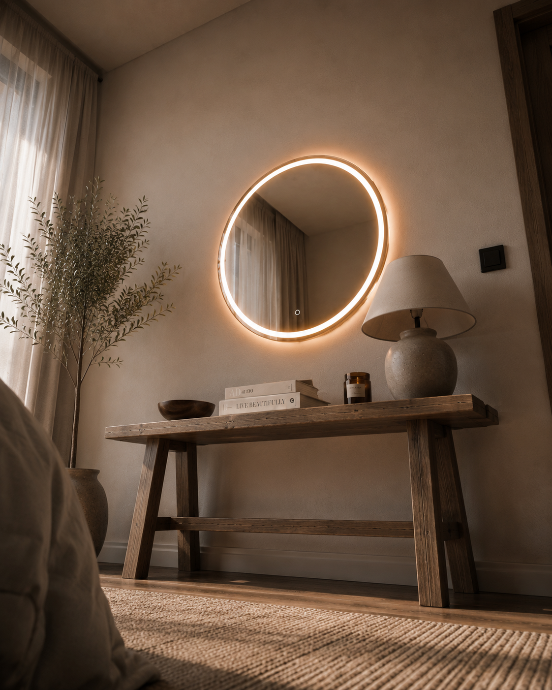 AuraGlow Mirror