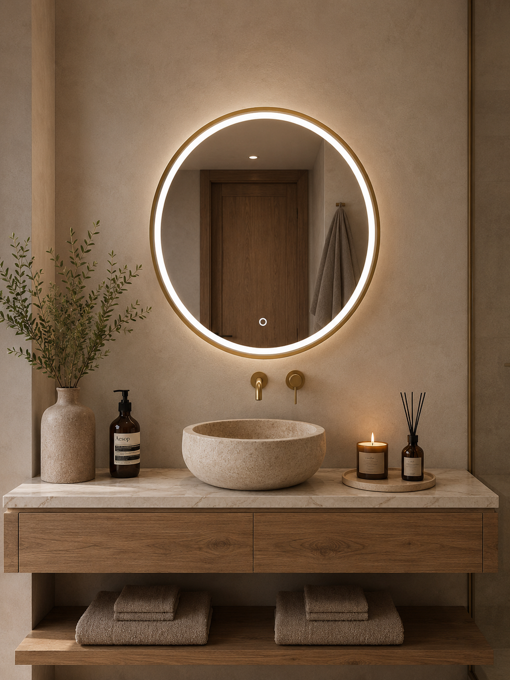 AuraGlow Mirror